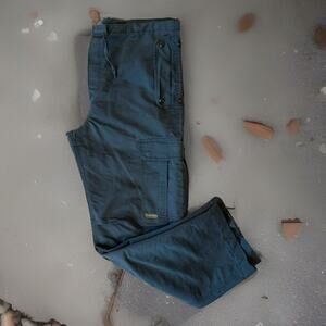 Vintage Levis Silver Tab Cargo Pants 37 Dark Gray 90s Baggy Streetwear Skater